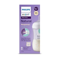 Dojčenská fľaša Avent Natural Response 260 ml s ventilom Air Free medved´