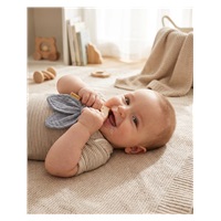 Detské hryzátko s vtáčikom New Baby Bird grey