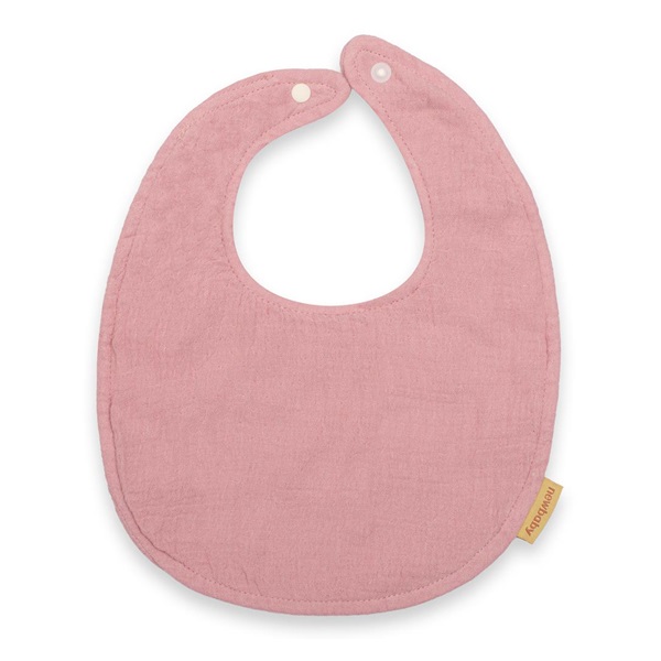 Mušelínový detský podbradník New Baby pink