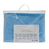 Detská luxusná froté osuška s kapucňou New Baby Comfortably 100x100 cm blue