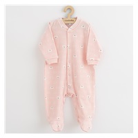 Dojčenský overal New Baby Classic II medvedík biely