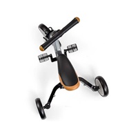 Detská trojkolka 4v1 Milly Mally Optimus Plus s vodiacou tyčou grey