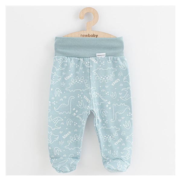 Dojčenské polodupačky New Baby Classic II dino mätové