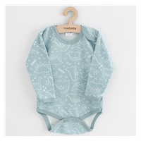 Dojčenské body New Baby Classic II dino mätový