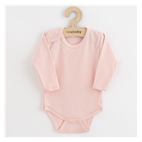 Dojčenské body New Baby Classic II svetlo ružové