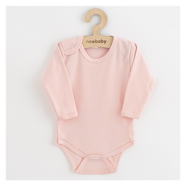 Dojčenské body New Baby Classic II svetlo ružové