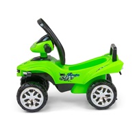 Detské odrážadlo so zvukom Štvorkolka Milly Mally Monster Green