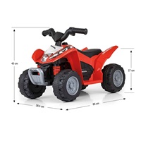 Elektrická štvorkolka Milly Mally Honda ATV červená