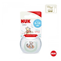 Cumlík NUK Star Disney Mickey Minnie 6-18m zelený