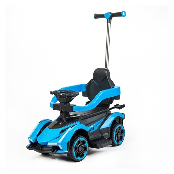 Detské odrážadlo s vodiacou tyčou Baby Mix Speed modré
