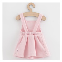 Dojčenská sukienka na traky New Baby Luxury clothing Laura ružová