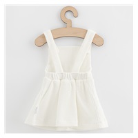 Dojčenská sukienka na traky New Baby Luxury clothing Laura biela