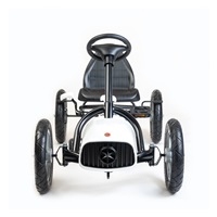 Detská šliapacia motokára Go-kart Baby Mix Buggy biela