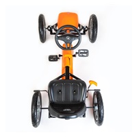 Detská šliapacia motokára Go-kart Baby Mix Buggy biela