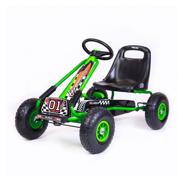 Detská šliapacia motokára Go-kart Baby Mix Razor zelená