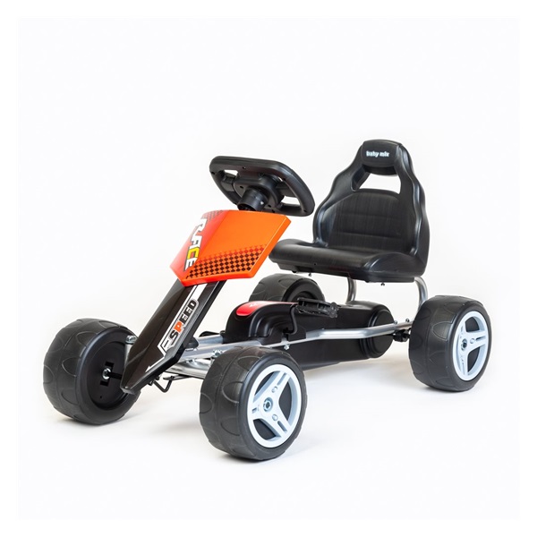 Detská šliapacia motokára Go-kart Baby Mix Speedy červená