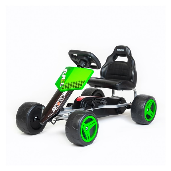 Detská šliapacia motokára Go-kart Baby Mix Speedy zelená