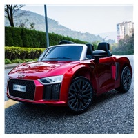 Elektrické autíčko BABY MIX AUDI R8 Spyder MAXI metalíza červené