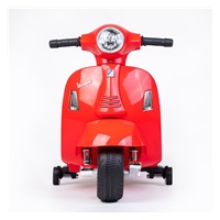 Detská elektrická motorka Baby Mix Vespa červená