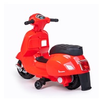 Detská elektrická motorka Baby Mix Vespa červená