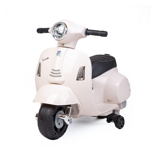 Detská elektrická motorka Baby Mix Vespa biela