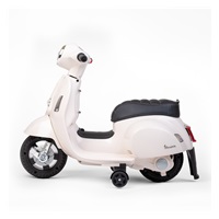 Detská elektrická motorka Baby Mix Vespa biela