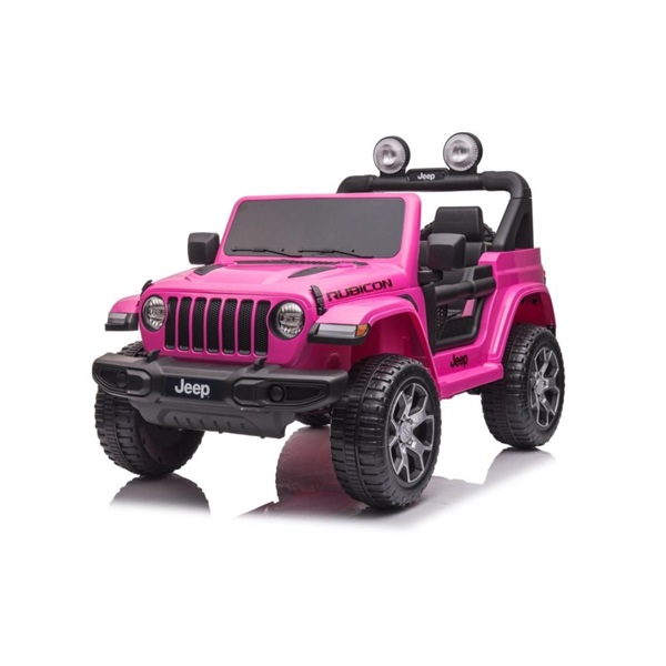 Detské elektrické autíčko Baby Mix Jeep Wrangler Rubicon ružové
