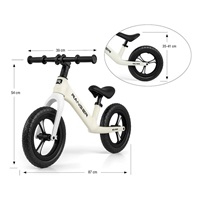 Detský balančný bicykel Milly Mally Ranger White