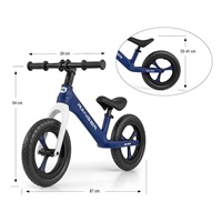 Detský balančný bicykel Milly Mally Ranger Navy