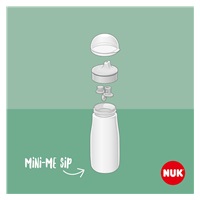 Detská fľaša NUK Mini-Me Sip nerez 300 ml (9+ m.) purple