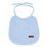 Detský froté podbradník podšitý PVC New Baby modrý