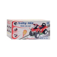 Detské odrážadlo so zvukom Štvorkolka Baby Mix zelená