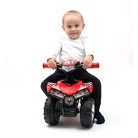 Detské odrážadlo so zvukom Štvorkolka Baby Mix zelená
