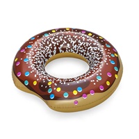 Detský veľký nafukovací kruh Bestway DONUT 107cm brown