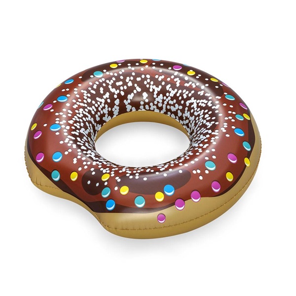 Detský veľký nafukovací kruh Bestway DONUT 107cm brown