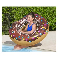 Detský veľký nafukovací kruh Bestway DONUT 107cm brown