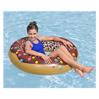 Detský veľký nafukovací kruh Bestway DONUT 107cm brown