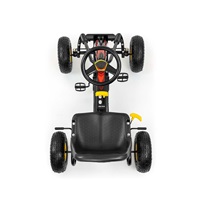 Detská šliapacia motokára Go-kart Milly Mally Thor čierna
