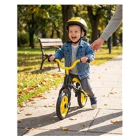 Detský balančný bicykel Baby Mix Traveller čierny