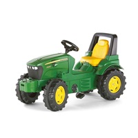 Sklápací traktorový príves Rolly Toys John Deere Halfpipe zelený