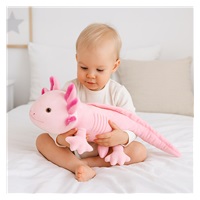 Plyšový axolotl Baby Mix 45 cm ružový