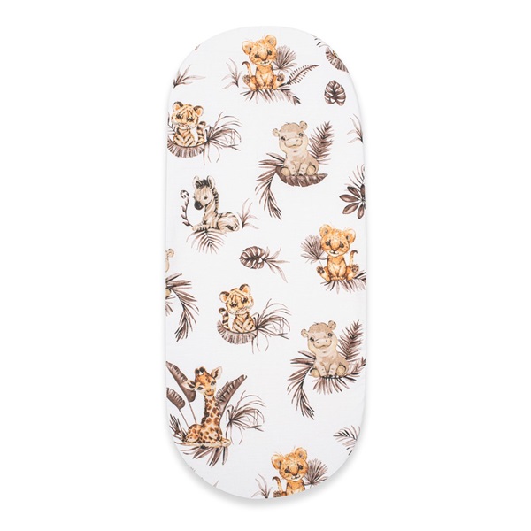 Bavlnené prestieradlo do kočíka New Baby Safari 35x75 cm