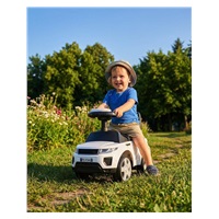 Detské odrážadlo SUV Baby Mix Prime biele v koži