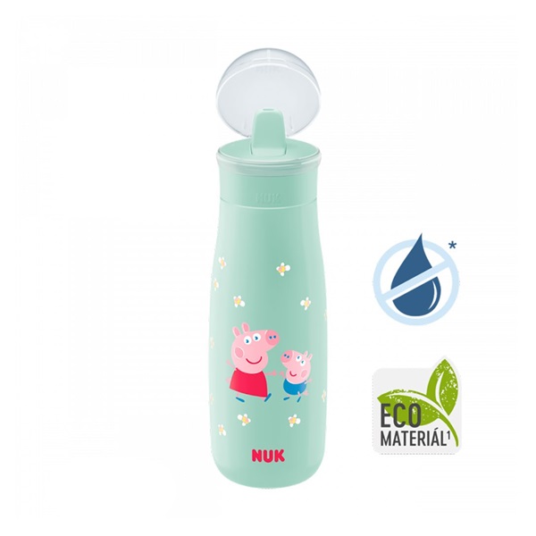 Detská fľaša NUK Mini-Me Flip Peppa Pig 450 ml 12+ m