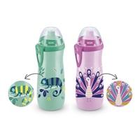 Detská fľaša NUK Sports Cup Peacock 450 ml