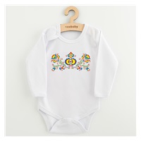 Detské body s potlačou New Baby Ľudový vzor