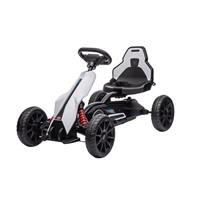 Detská šliapacia motokára Go-kart Baby Mix Speedster biela