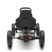 Detská šliapacia motokára Go-kart Baby Mix Speedster biela