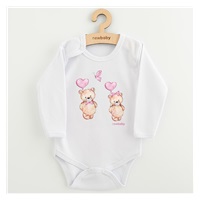 Detské body s potlačou New Baby Love Bears