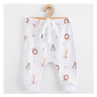 Detské bavlnené nohavice Jogger New Baby For Babies safari